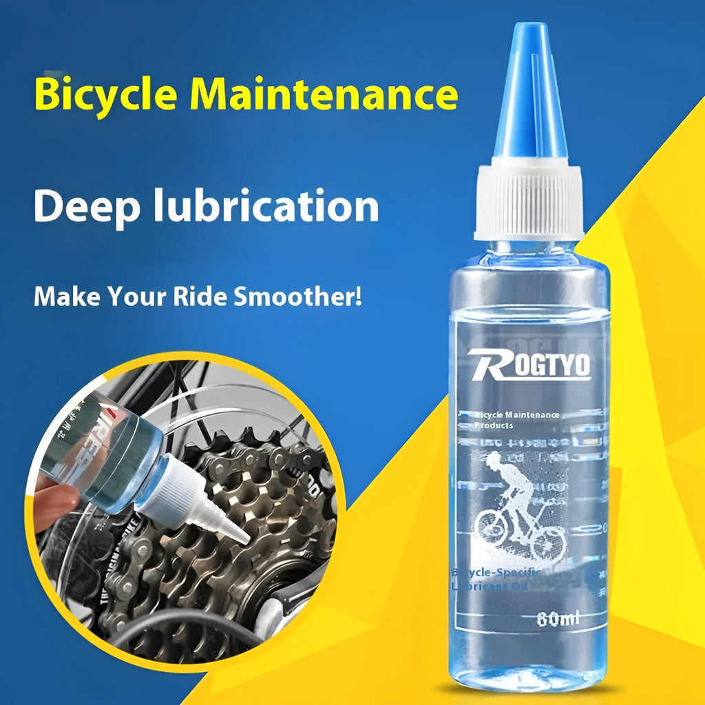 60ml bottle of bicycle chain lubrication oil for mountain bike maintenance