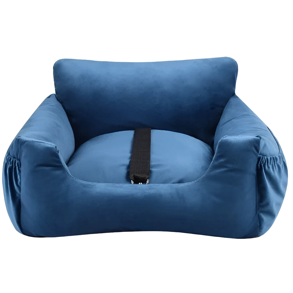 Pet car cushion with non-slip Oxford cloth bottom, Dutch fleece surface, for small dogs