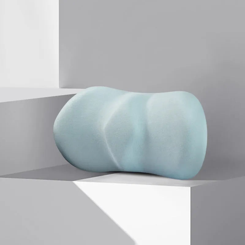 Car seat headrest pillow and lumbar support cushion set in five colour options
