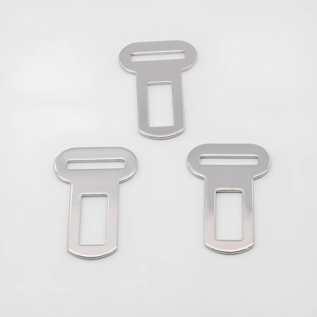 26mm silver metal pet safety belt buckle for dog leash and car restraint