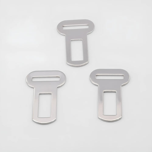 26mm silver metal pet safety belt buckle for dog leash and car restraint
