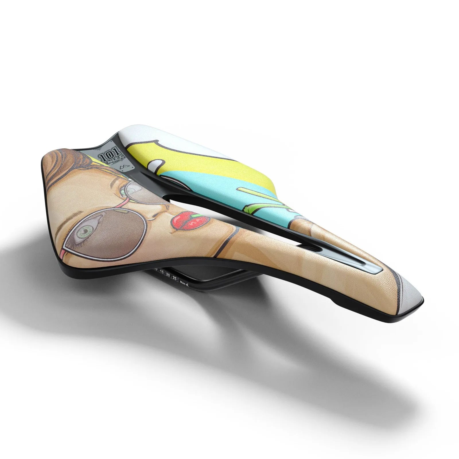 Bicycle saddle with ultra-light EVA cushion and hollow design in various colours
