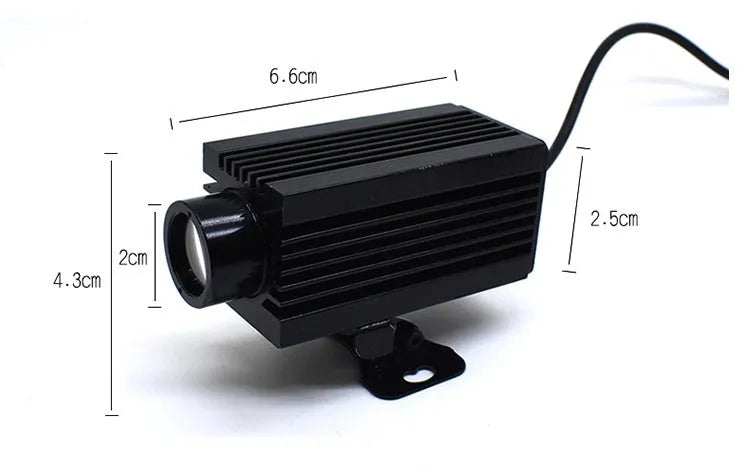Green laser fog warning light 100mw aluminium housing for car and truck 66x43mm