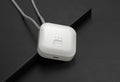 USB mini portable air purifier necklace in multiple colours with charging cable