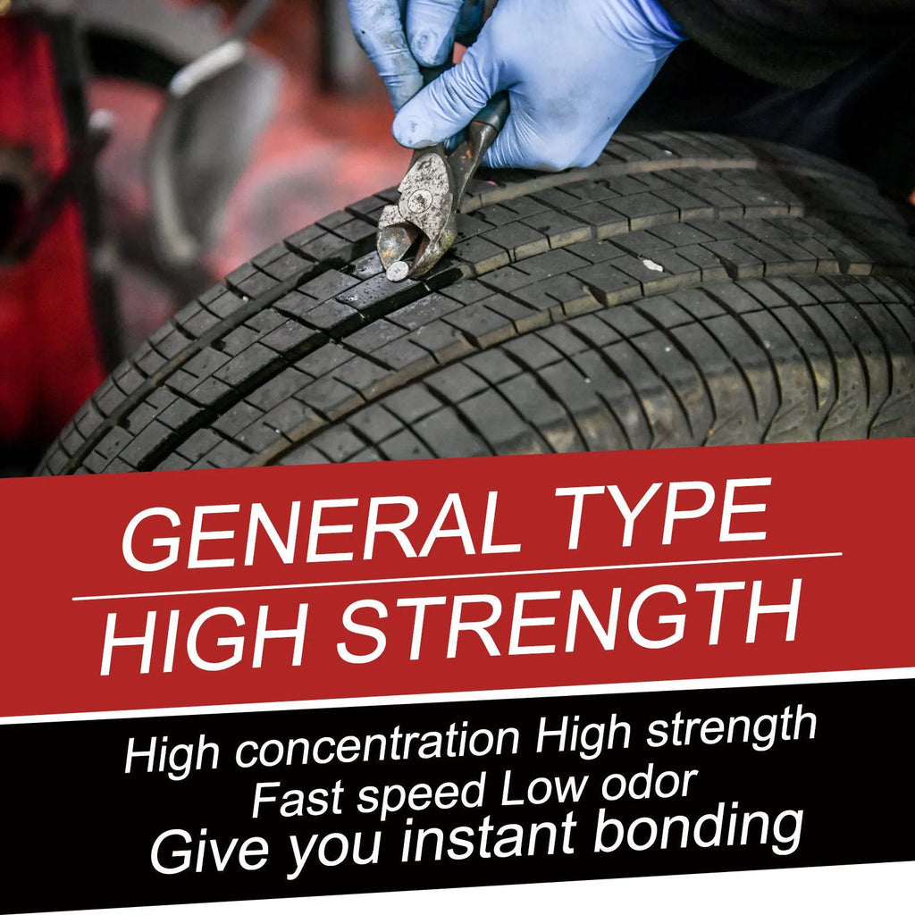 30ml car tyre repair glue container for puncture and crack sealing