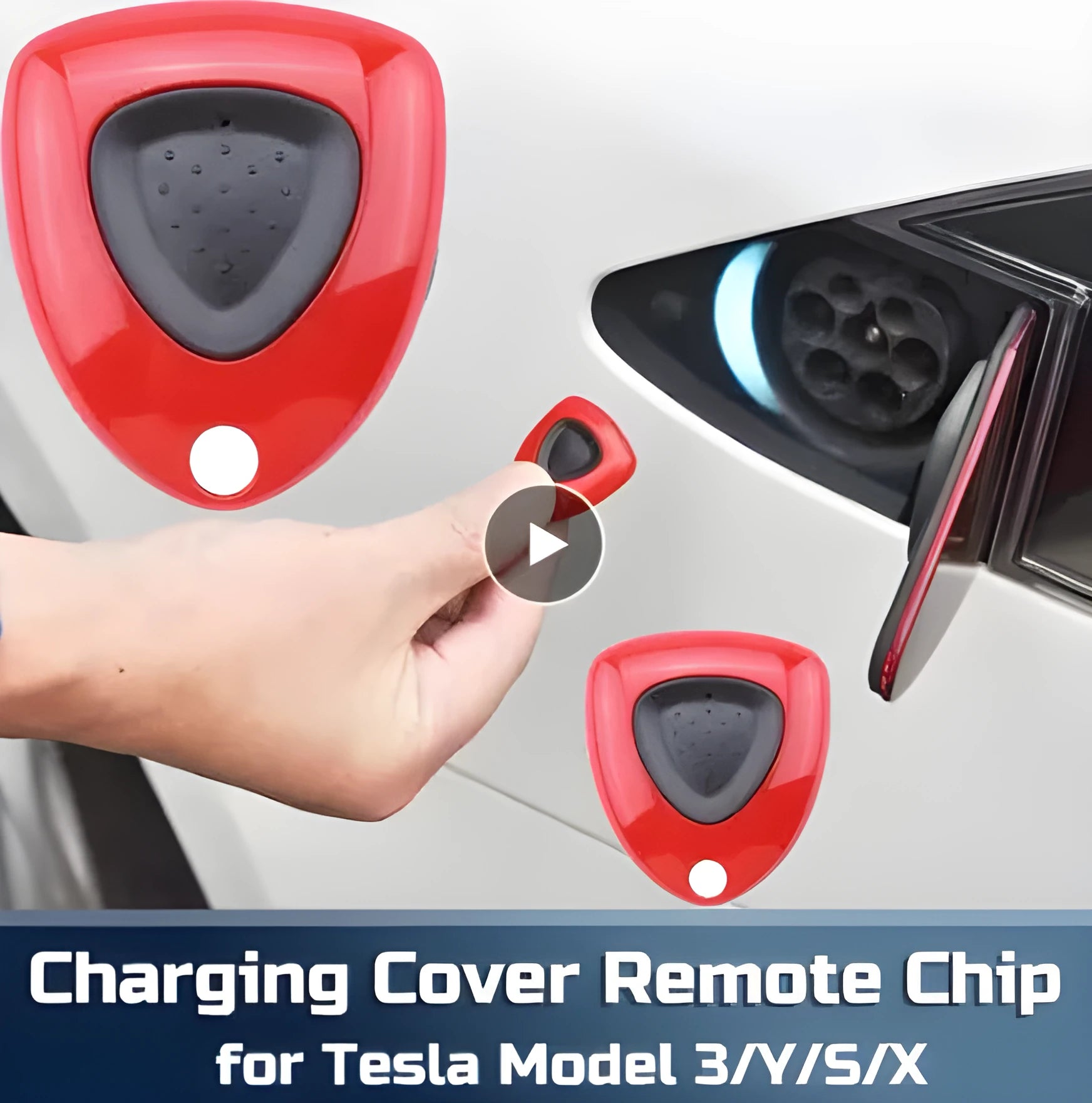 Tesla car charging pile remote control with 315MHz frequency and new Chinese style design