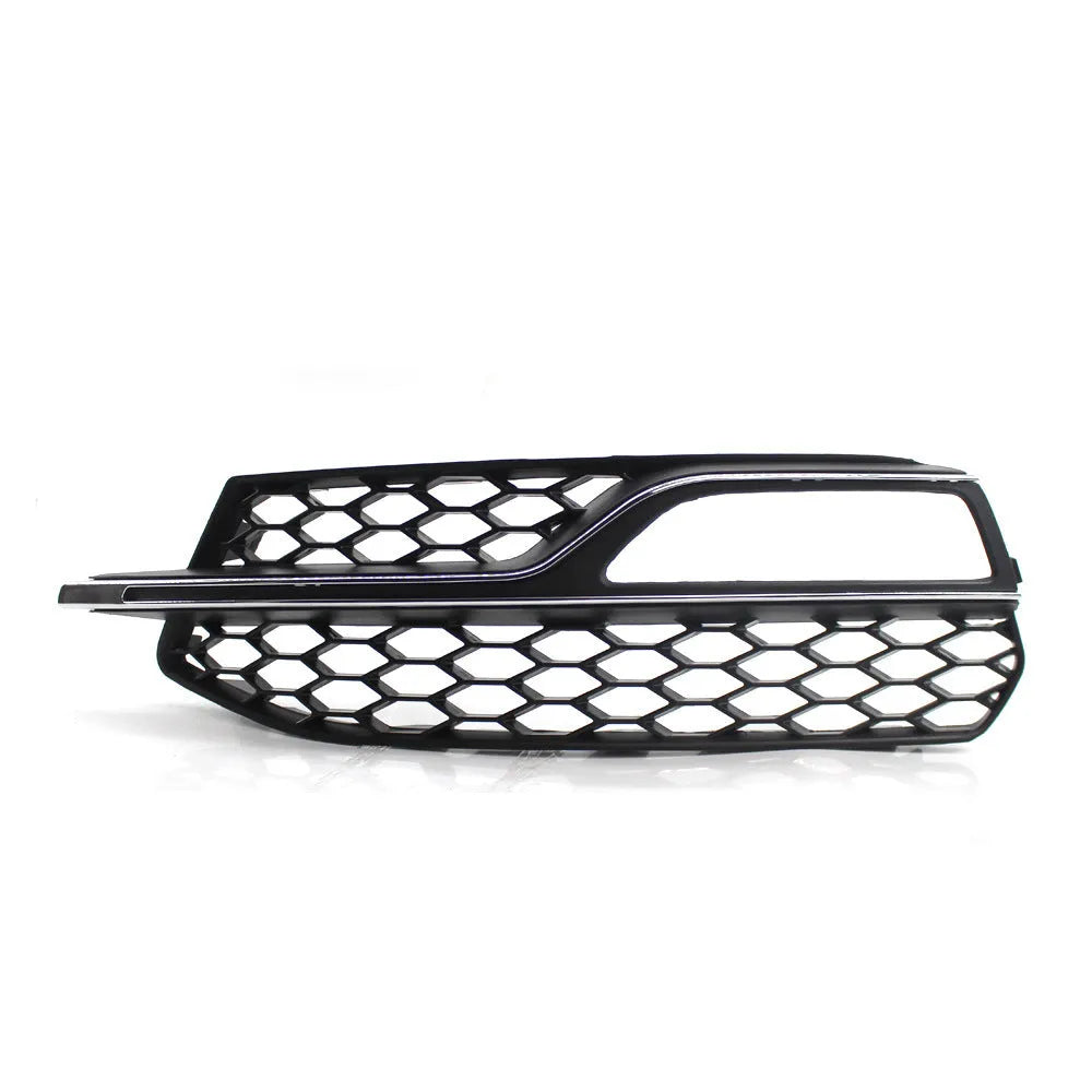 Black ABS fog lamp grille for Audi A3 S3 front bumper, 2013-2016 model years
