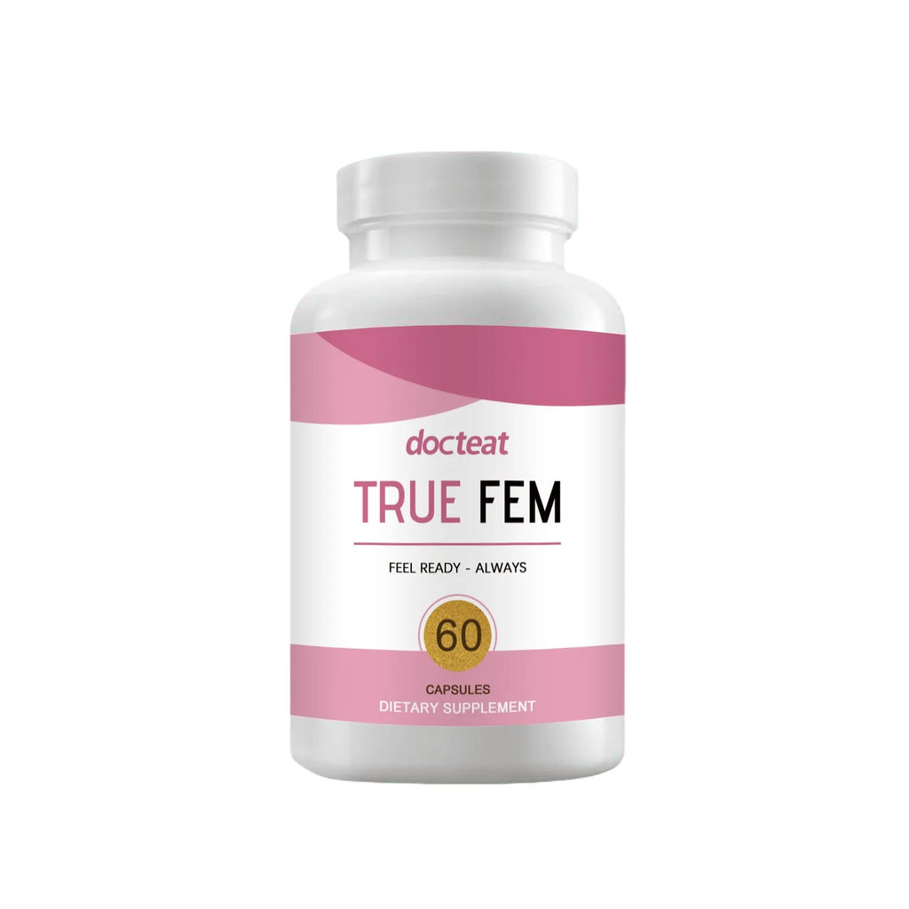 60-count female care herbal supplement capsules with plant extract formula