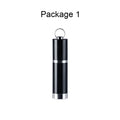 Black Amoi metal voice recorder device with headset accessories