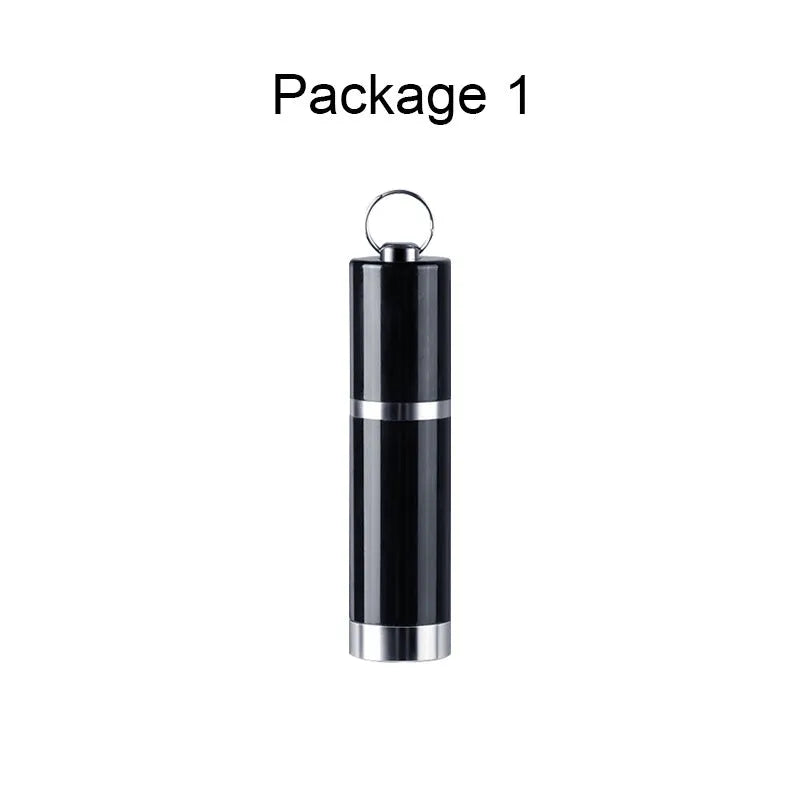Black Amoi metal voice recorder device with headset accessories