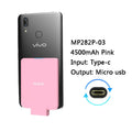 MP282P back clip battery in multiple colours showing 4500mAh capacity and thin 9mm profile