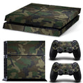 Thin 0.001mm PVC protective film skin with HD print for Sony PS4 console.