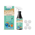 237ml floor cleaner bottle with concentrated cleaning tablets for tile, wood and laminate flooring