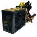 Black 110V server power supply with 2000W capacity, active PFC, and multiple GPU interfaces