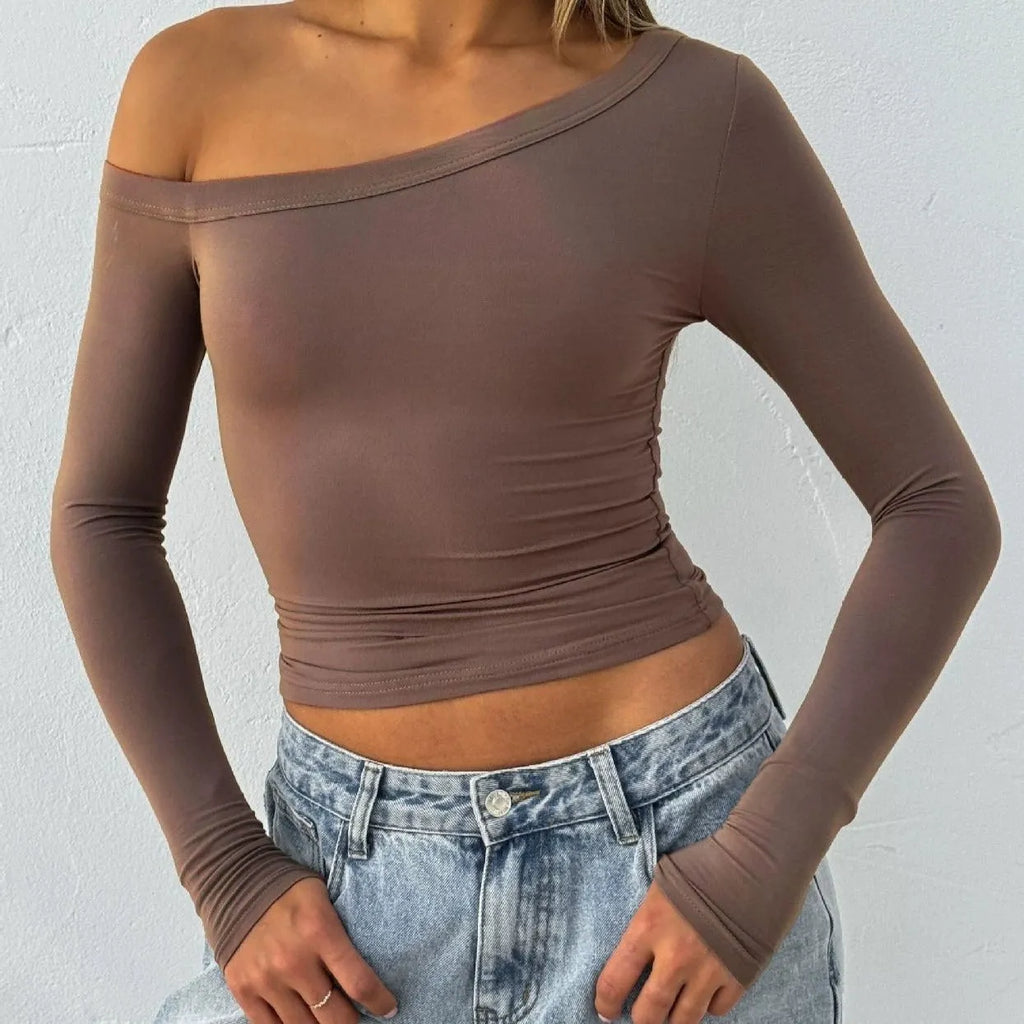 Women's slim-fit long-sleeve knitted cardigan in black, brown, and red colour options.
