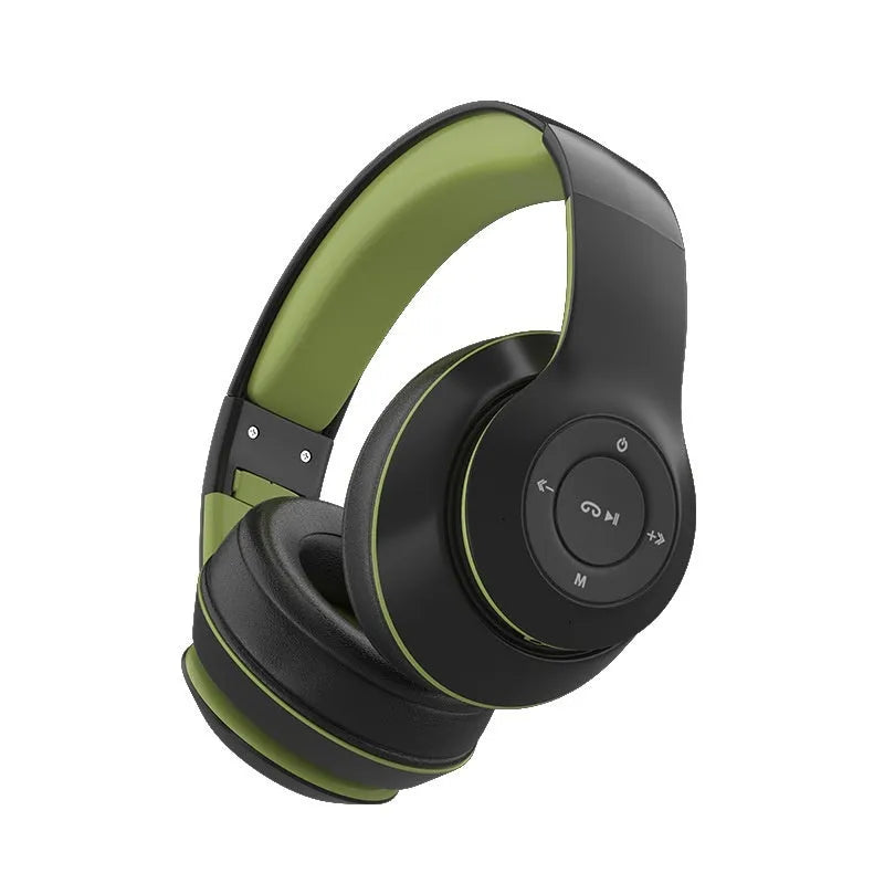 Wireless Bluetooth headset with plastic body in a headwear style