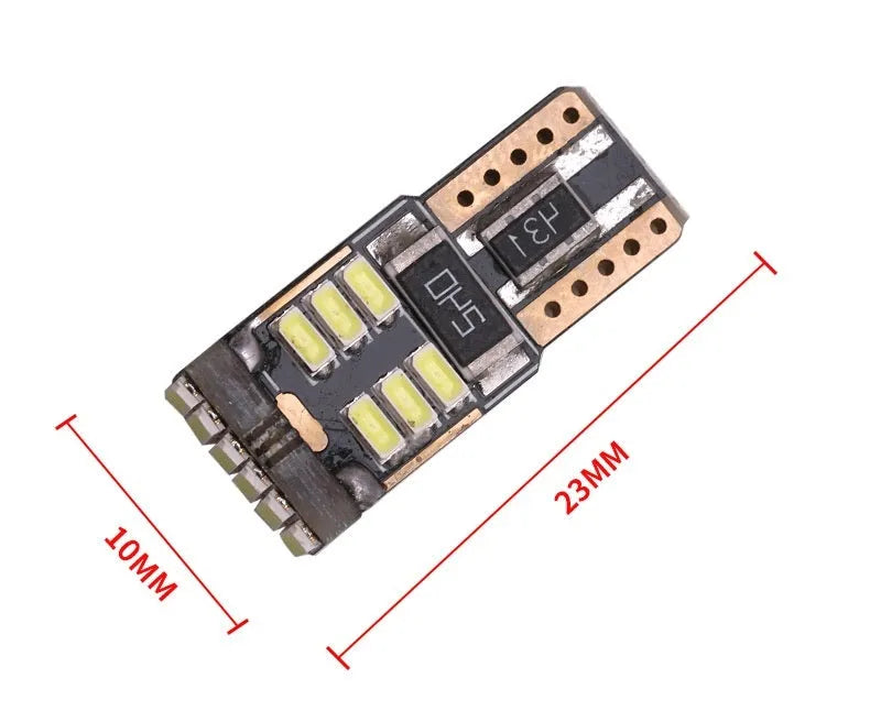 T10 non-polarity constant current automotive LED width indicator light 6000K white