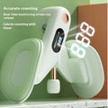 Pelvic floor muscle training device with digital counter in multiple colour options