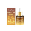 30ml bottle of shining black skincare body liquid with caramel colour
