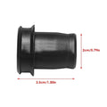 Black PVC car cigarette lighter dust plug showing 33cm length and 2cm diameter plug head