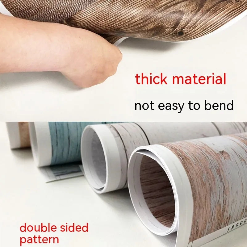 Double-sided marble texture photography background paper sheet on a table.