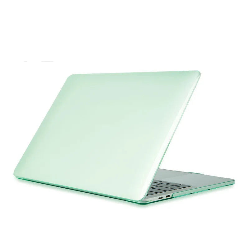 Crystal transparent plastic protective case for MacBook Pro and Air, multiple colour options