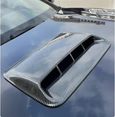 Car engine decorative cover and side air vent shroud kit in black or carbon fibre finish for Audi Volkswagen Mercedes BMW