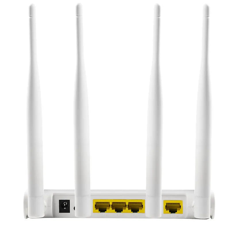 CPE210 4G LTE wireless router in white with EU plug, compact 24.3x14.6x5.5cm