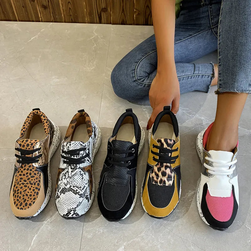 Women's casual suede sneakers with a wedge heel in various colour options