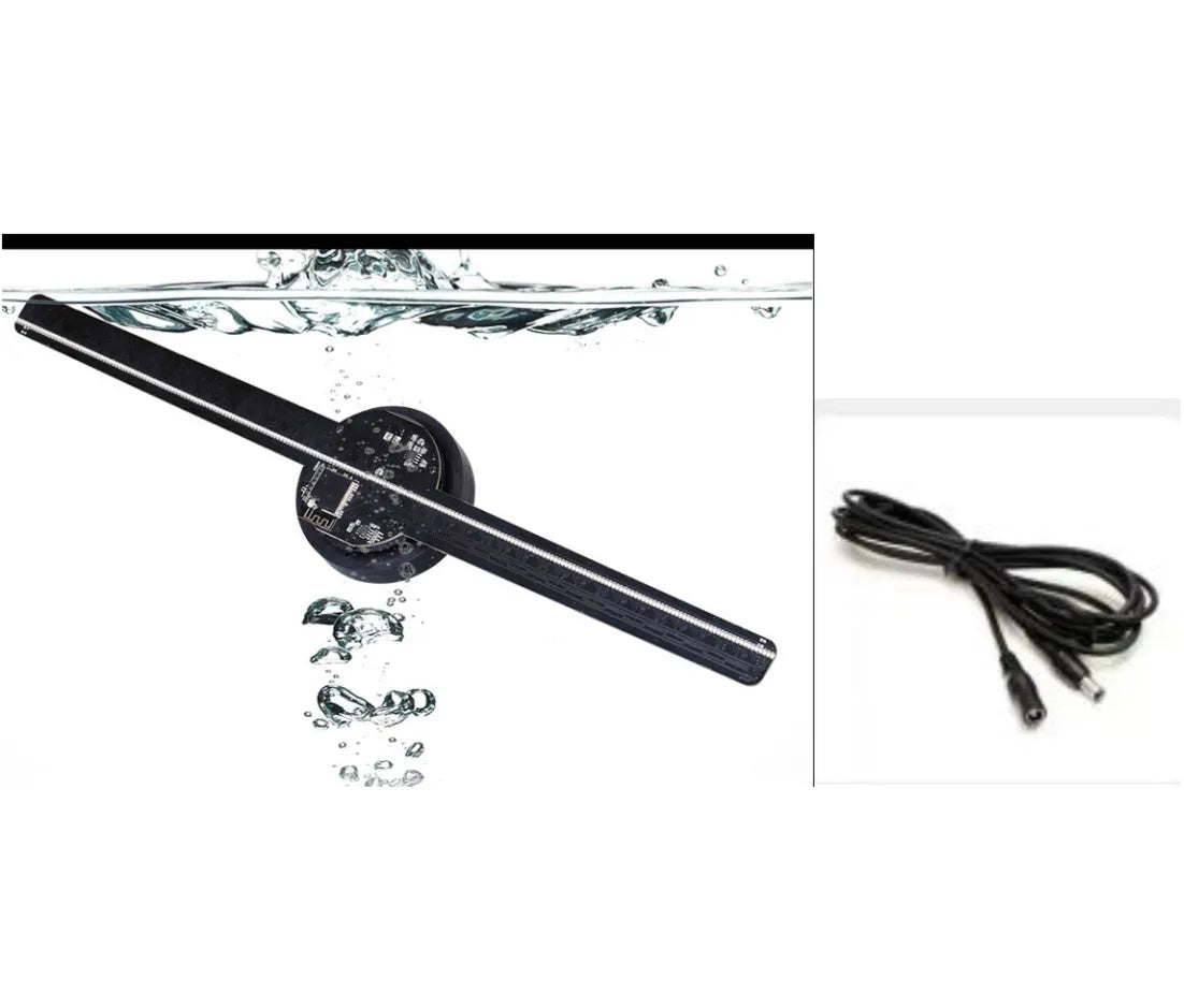 Naked eye 3D holographic advertising machine fan screen with 42cm display for commercial use