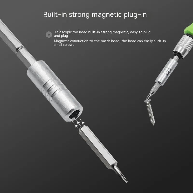 32-in-1 screwdriver bit set with handle for mobile phone and precision instrument repair