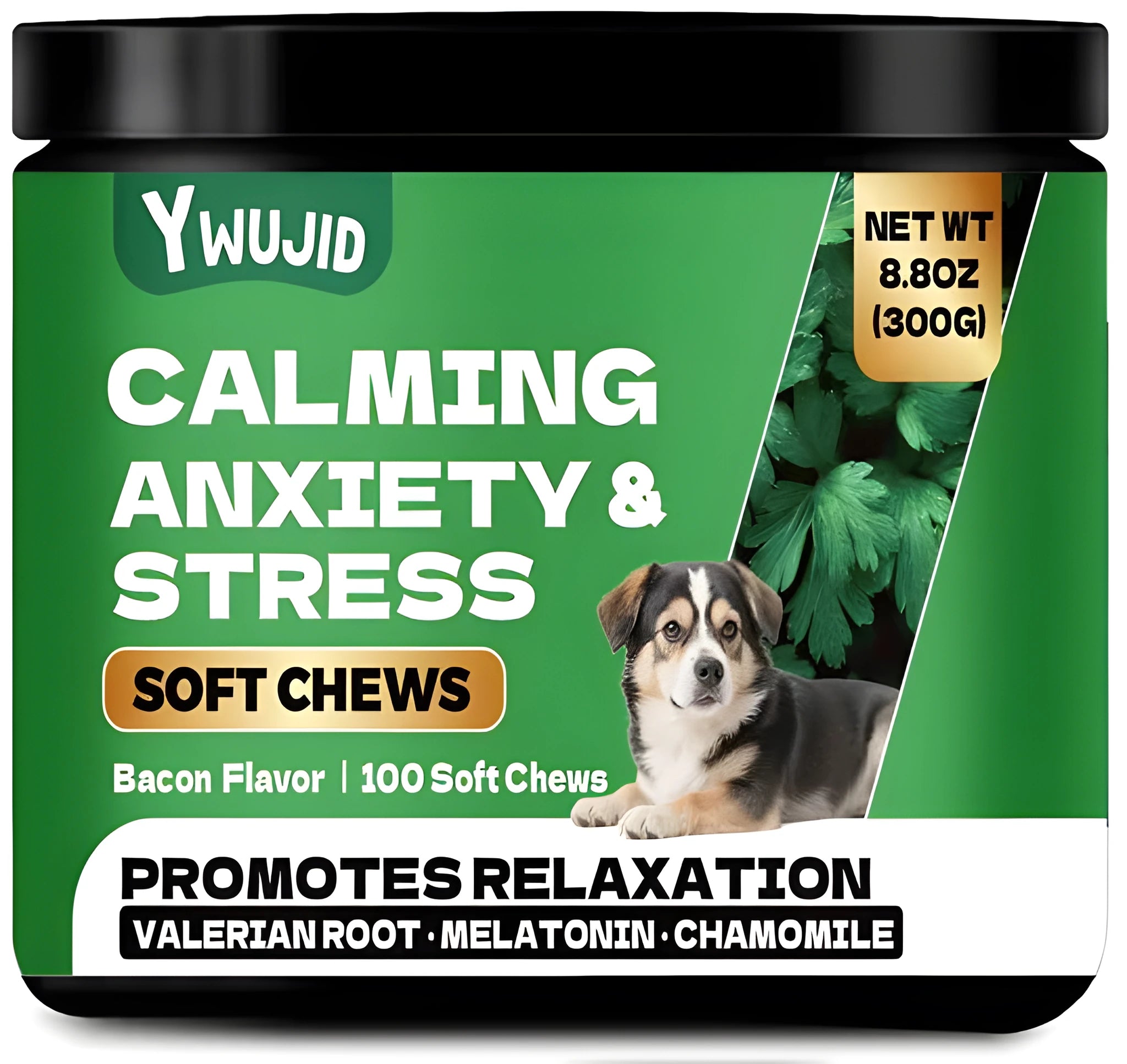 Calming Soft Particles spray can showing 300g content weight with product label