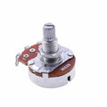 Metal electric guitar potentiometer knob for volume and tone control replacement.
