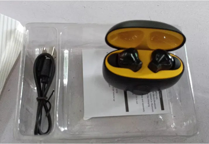 Game low latency wireless sports headset with digital display and noise reduction, available in black colour