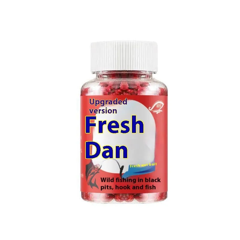 Grass green crucian carp fishing bait in bottle for freshwater wild fishing