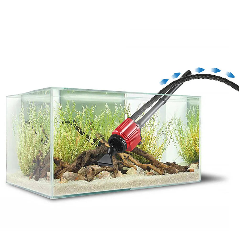 Automatic fish tank cleaning machine with multifunctional suction pump and sand suction device