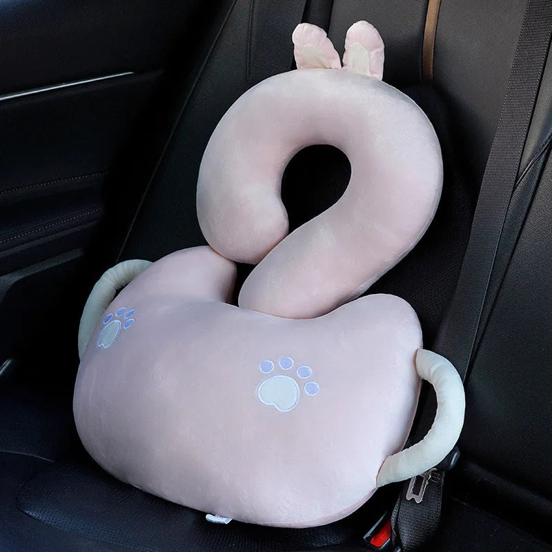 Square cartoon animal cushion pillow with question mark design in multiple colour options