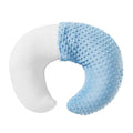 Nursing pillow with removable pillowcase in grey, light blue, pink or yellow colours
