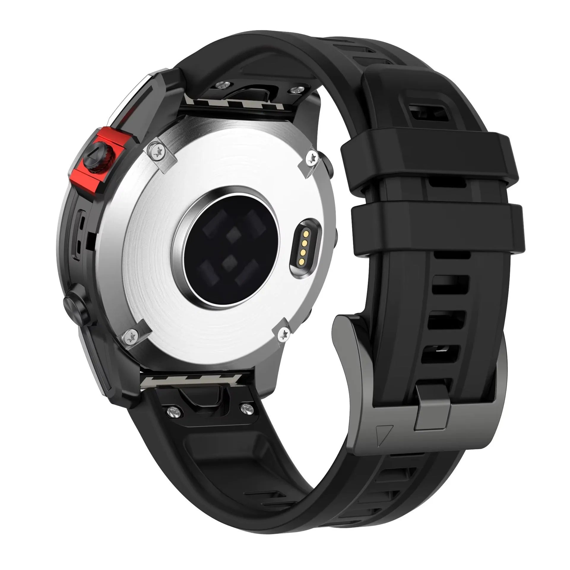 Jiaming Fenix7 silicone quick release watchband shown in multiple colour options on a grey background.