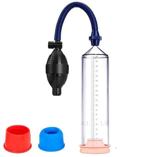 Male exercise machine silicone cover accessory with plastic valve colour and complete component set