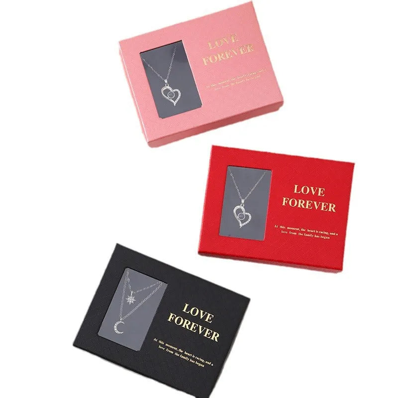 Korean style red soap flower gift set with six artificial roses in a jewellery box.