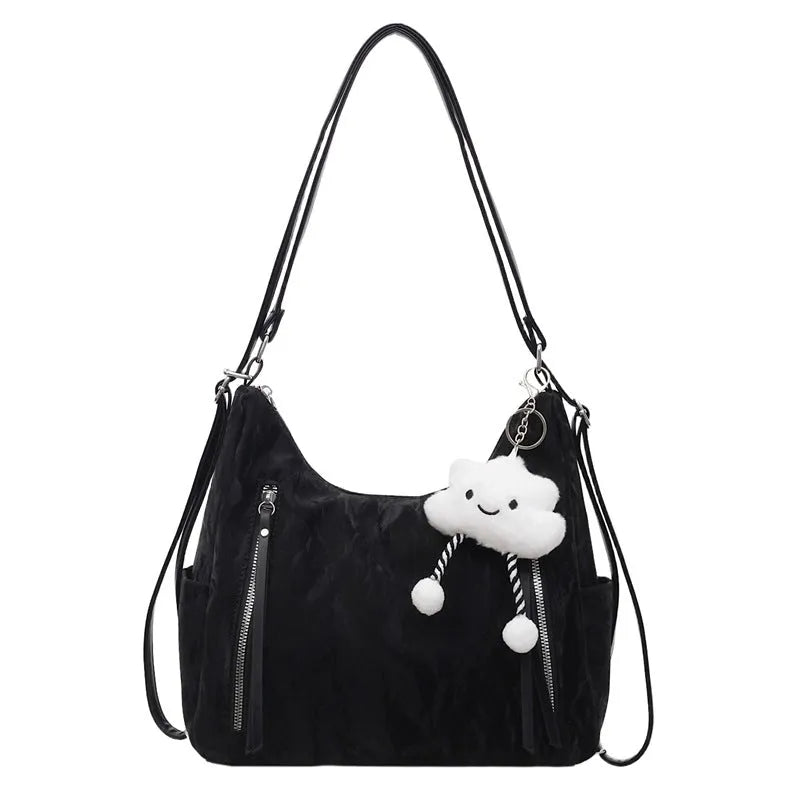 Women's soft PU leather fashion backpack with adjustable straps in multiple colour options