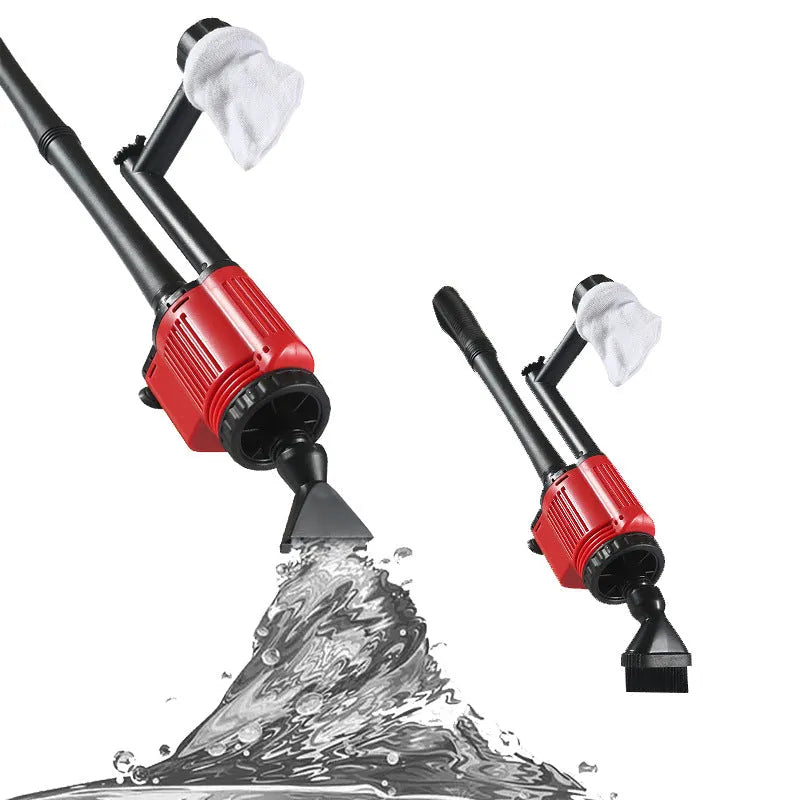 Automatic fish tank cleaning machine with multifunctional suction pump and sand suction device