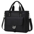 Portable Oxford cloth picnic bag with thermal side pocket and removable shoulder strap in cube design