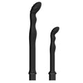 Black silicone hosepipe flusher for manual washing and irrigation tasks.