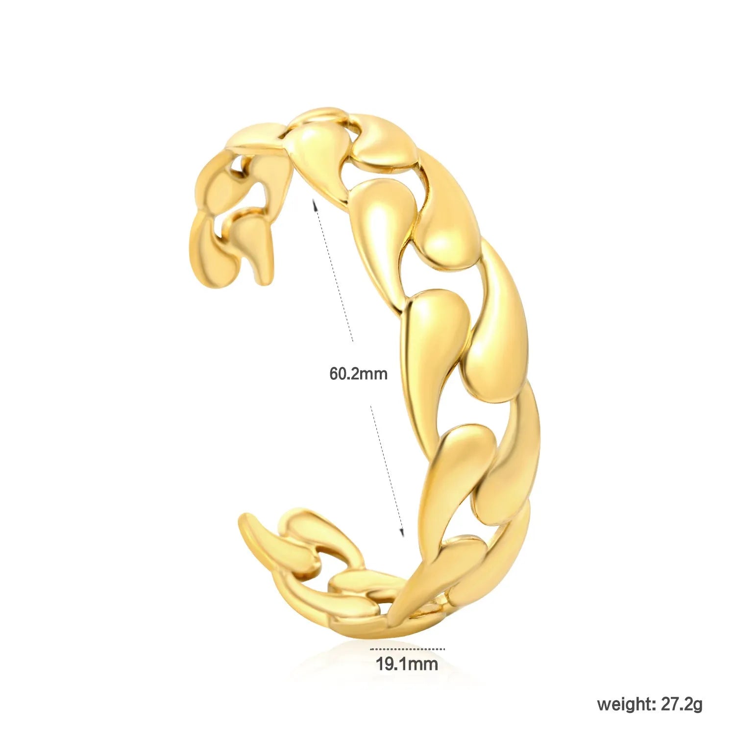 Stainless steel women's bracelet in European American advanced style with alloy components and adjustable design