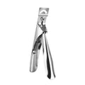 French U-shaped nail art scissors with thin handle and electrophoretic finish for manicure procedures