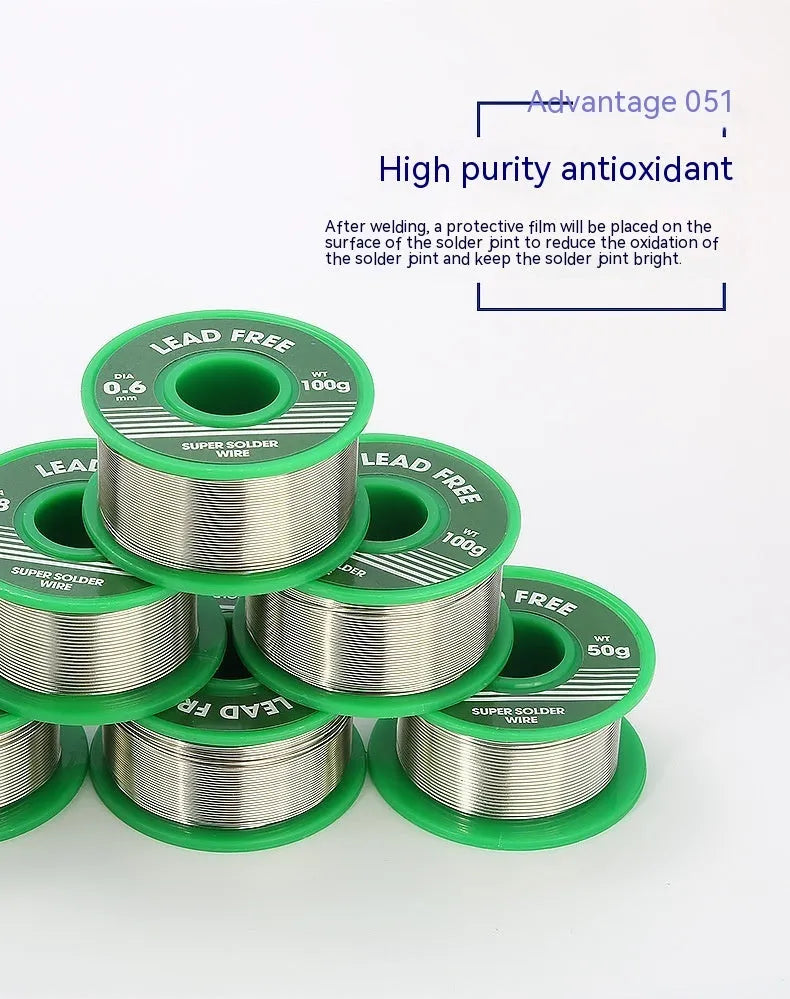 Flux cored tin lead alloy solder wire 1mm diameter 20g and 50g spools for metal joining