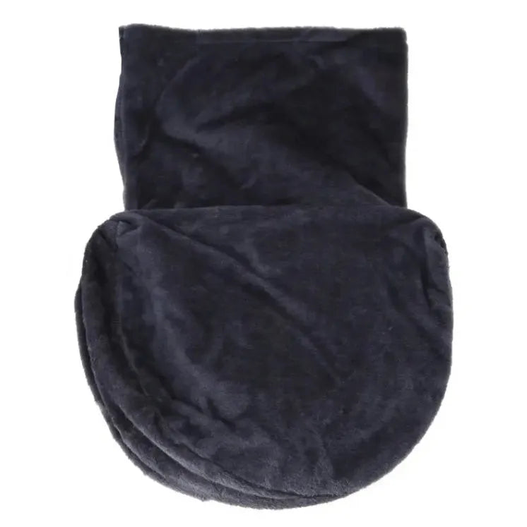 Grey iron frame cat hammock with soft fleece fabric, mounted inside a metal pet cage.