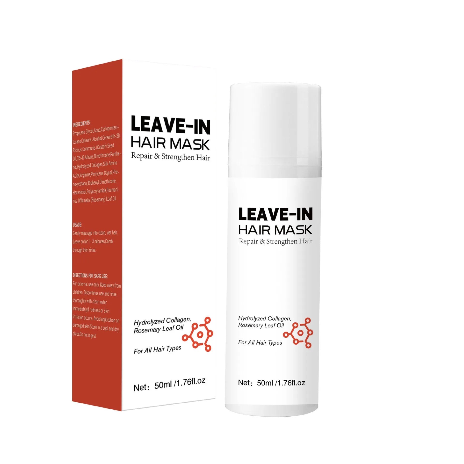 50ml Replenishment Soft Hair conditioner bottle for frizzy hair improvement